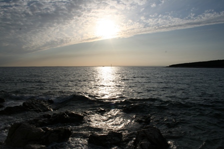 Coucher de soleil sur l'Ile de Cres